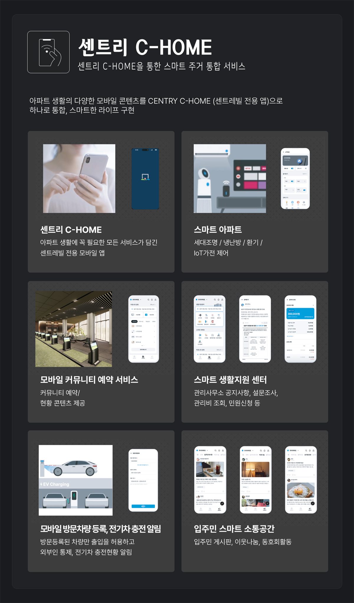 센트레빌 아스테리움 거제 스마트 시스템 커뮤니티