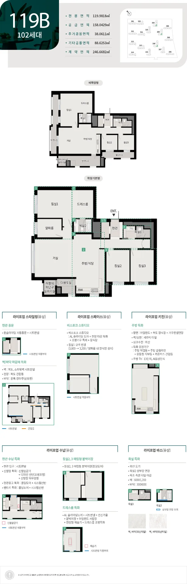평면안내 119B