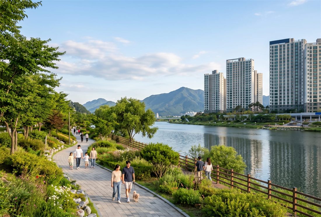 춘천 리버뷰 아이파크 입지환경 지도