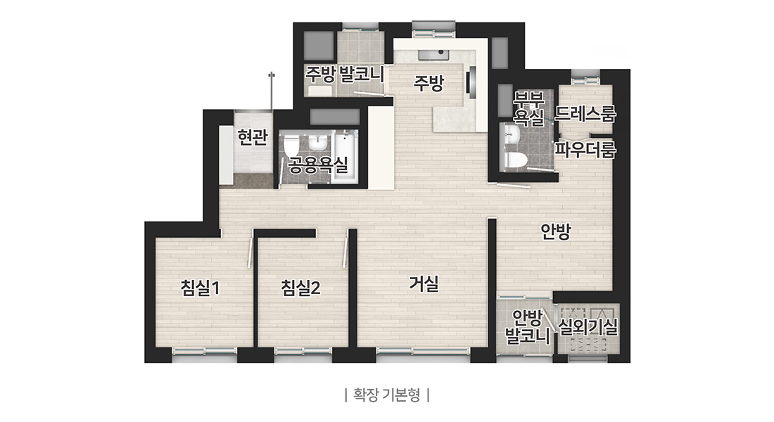 평면안내 59㎡