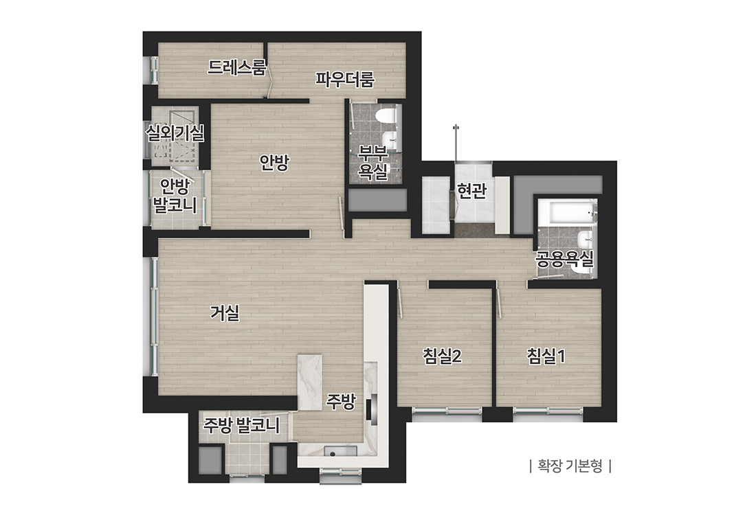 평면안내 84B㎡