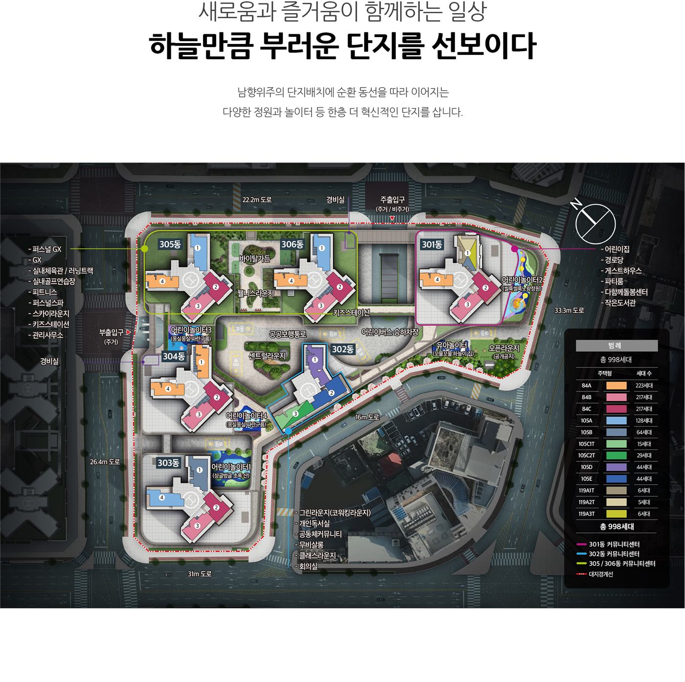 단지배치도 사진 1