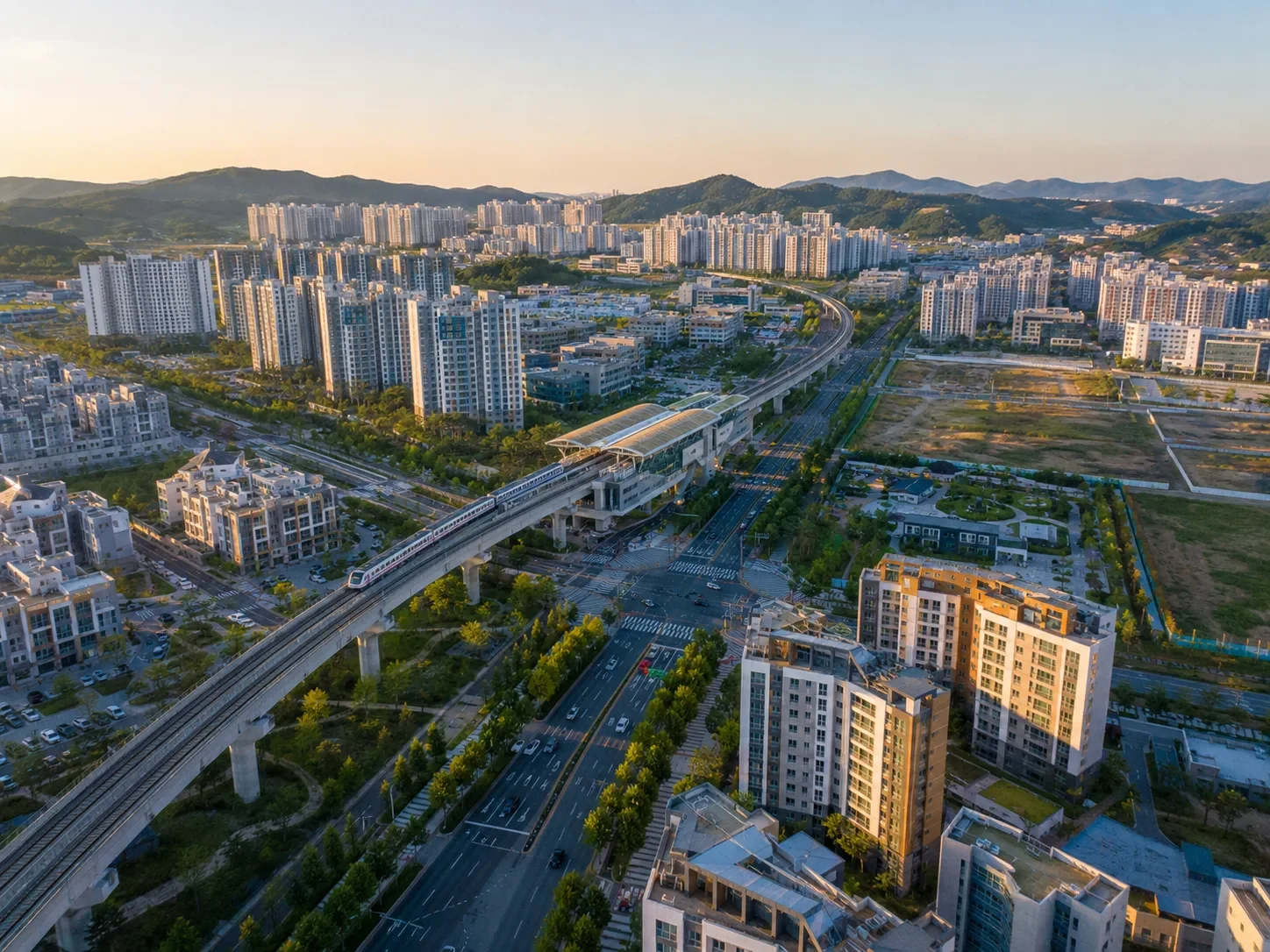 오산헤리티지자이 입지환경 지도