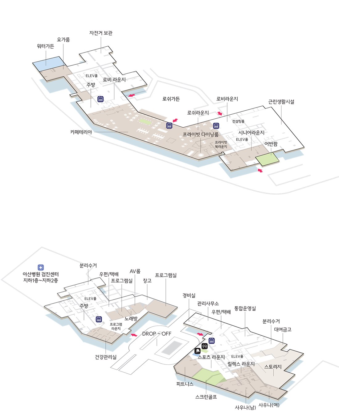 파크로쉬 서울원 층별 안내 커뮤니티